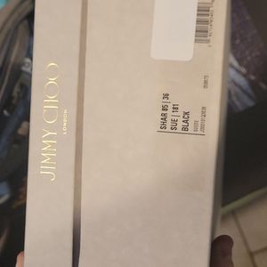 Brand New Jimmy Choo Shar 85 Black Suede high heels